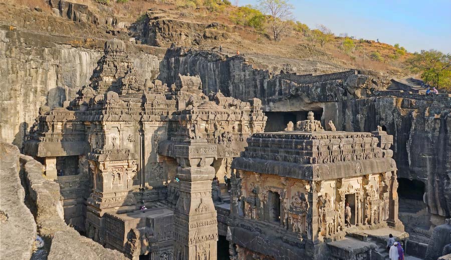 Ajanta Ellora Caves | Ajanta Caves are a UNESCO World Heritage Site and  Archaeological Survey of India protected monument consisting rock-hewn caves.  The inner walls of the... | By Ministry of Culture,