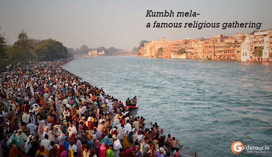Kumbh mela a famous religious gathering