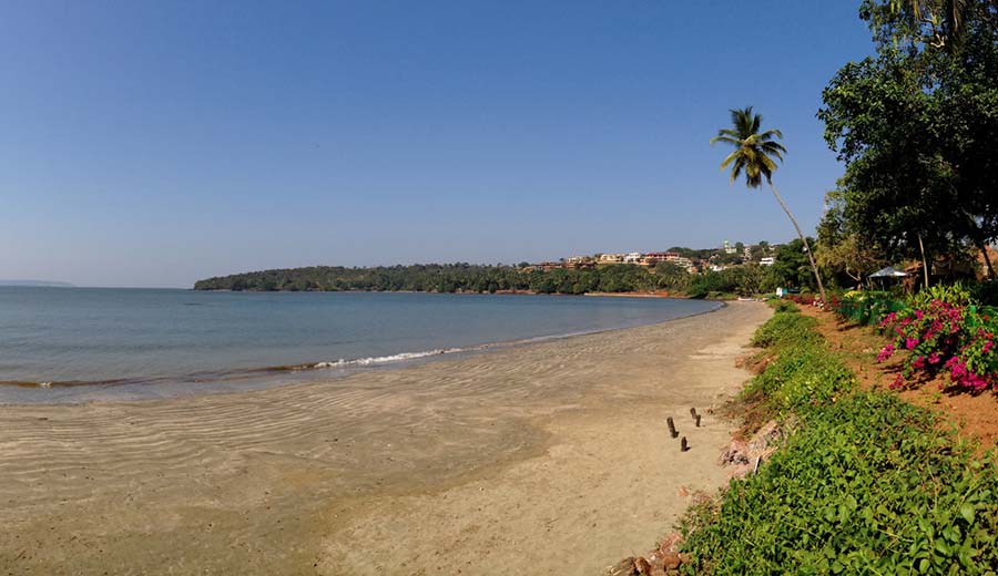 Bambolim Beach in Northern Goa