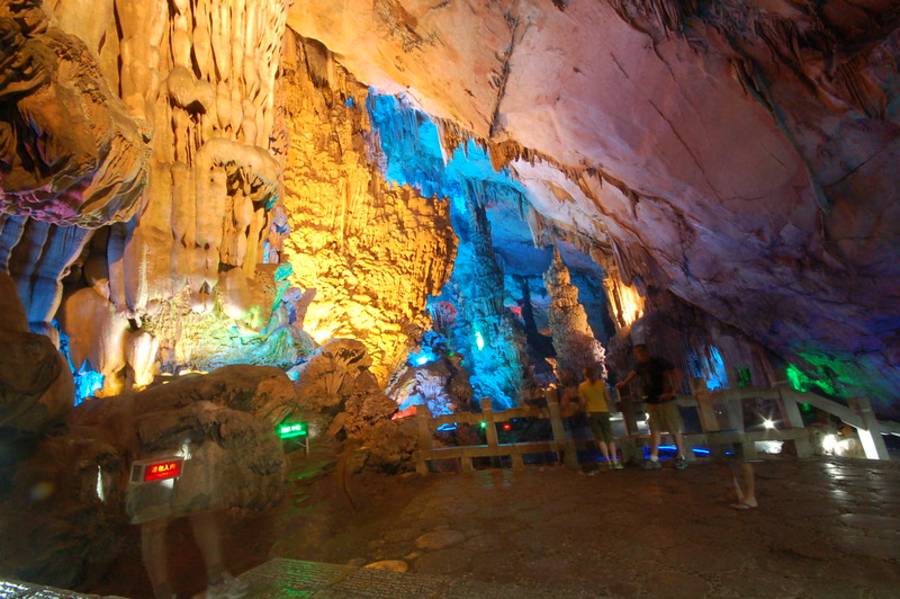 Reed Flute Cave In Guilin