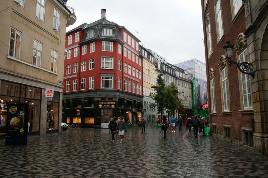 Strøget Pedestrian Street  - Copenhagen