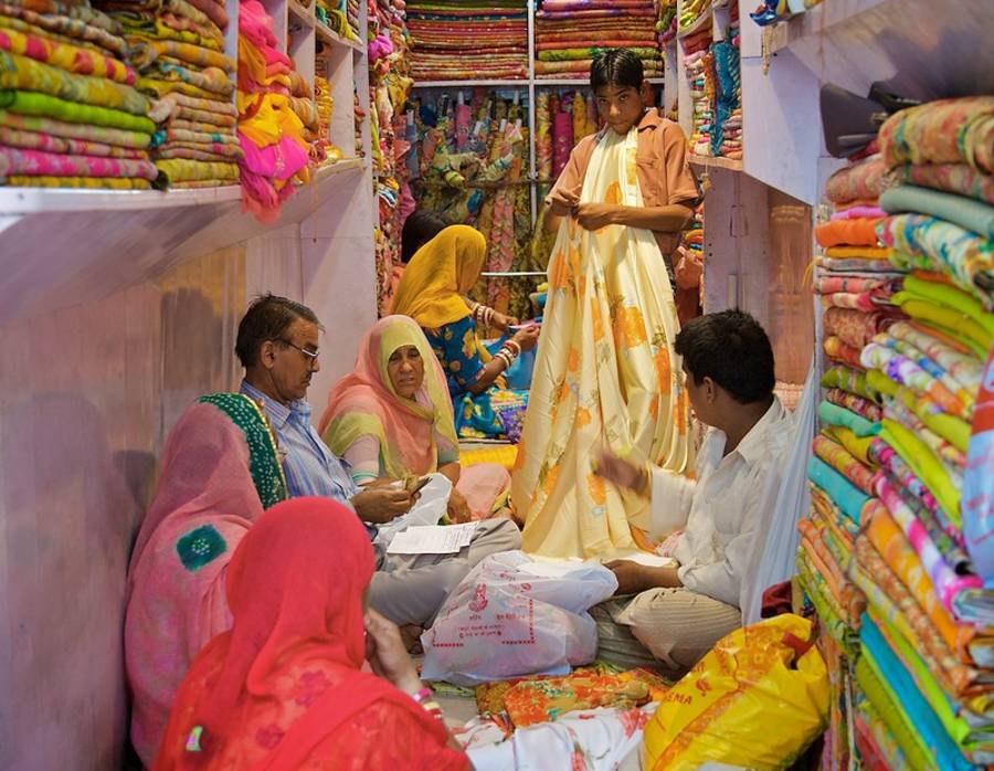 Shopping in the Markets of India