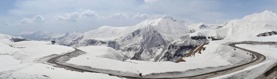 Skiing in the Caucasus
