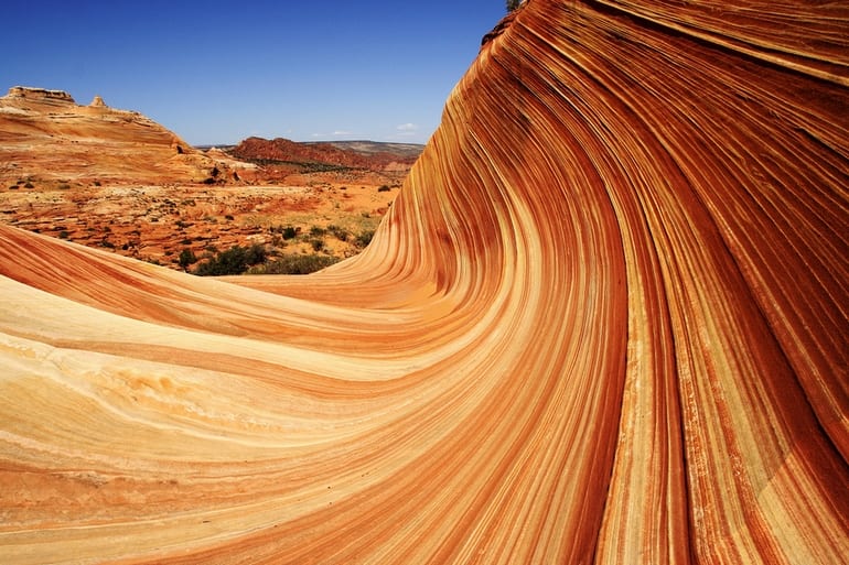 Beautiful sandstone formations in Arizona