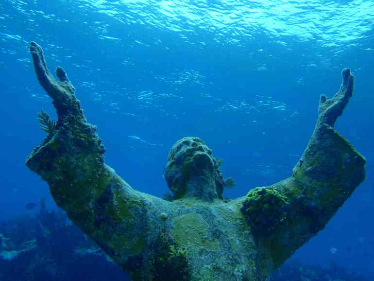 Christ of the Abyss at San Fruttuoso - Most Beautiful Abandoned Places In The World