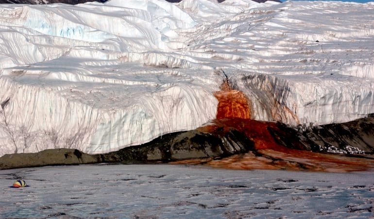 The Blood Falls in Antarctica - 15 Craziest Things In Nature