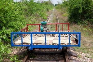 Bamboo Trains in Battambang - Places To Visit In Cambodia